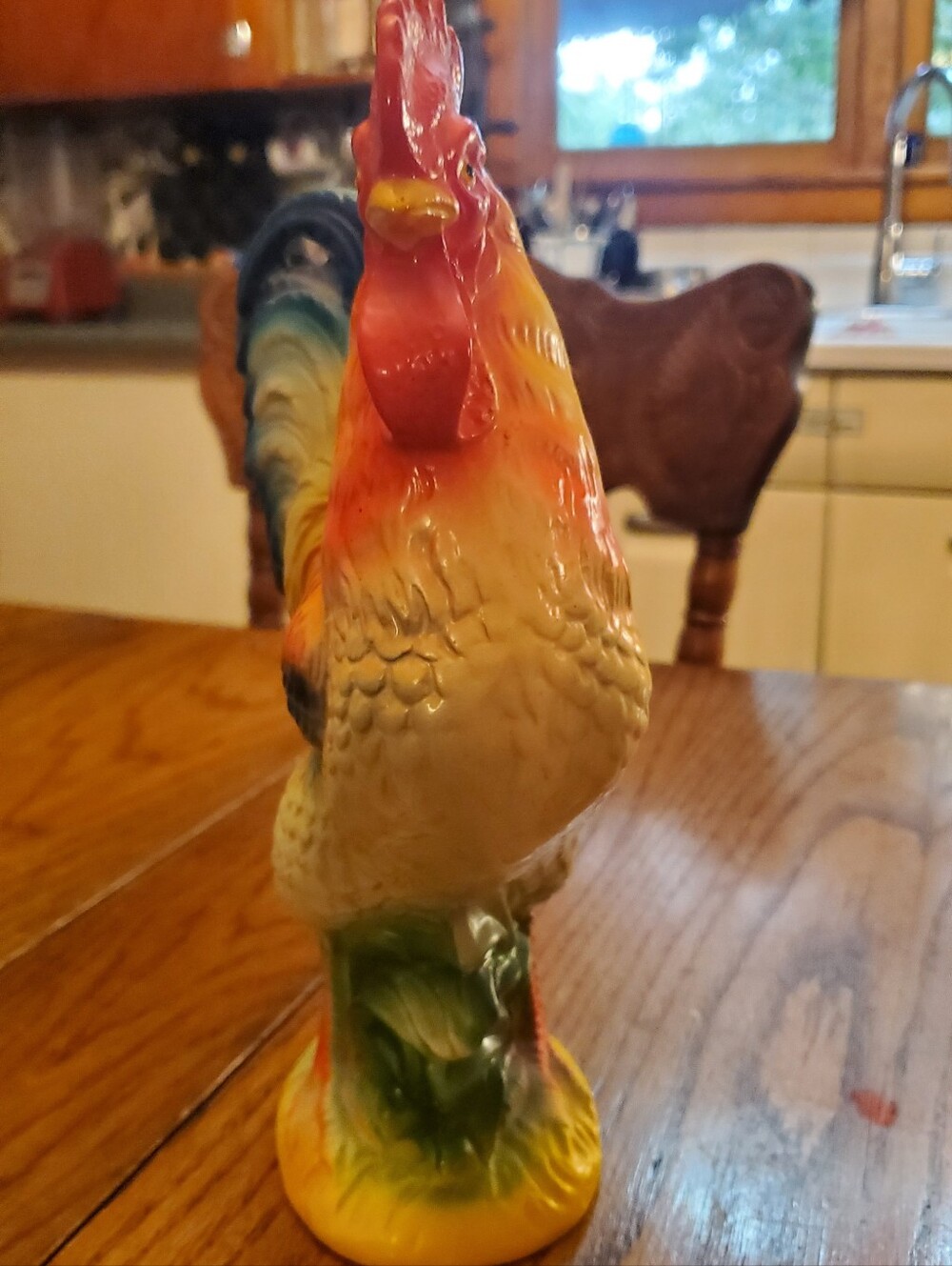 Vintage Ceramic Carnival Prize Chicken, 1930s-1940s - Picture 4 of 10